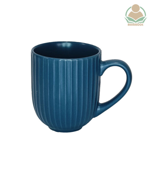 ماگ طرح تک رنگ(آبی)کد073