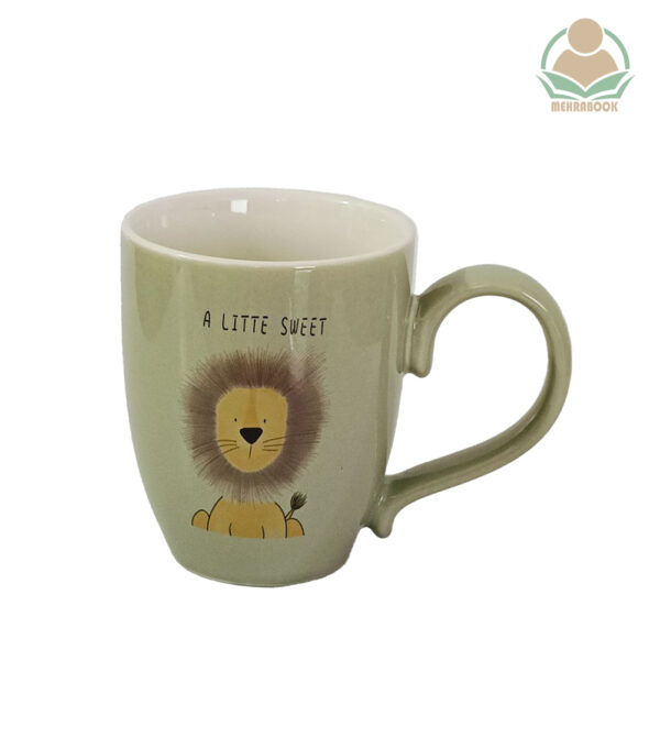 ماگ طرح شیر(طلایی)کد077