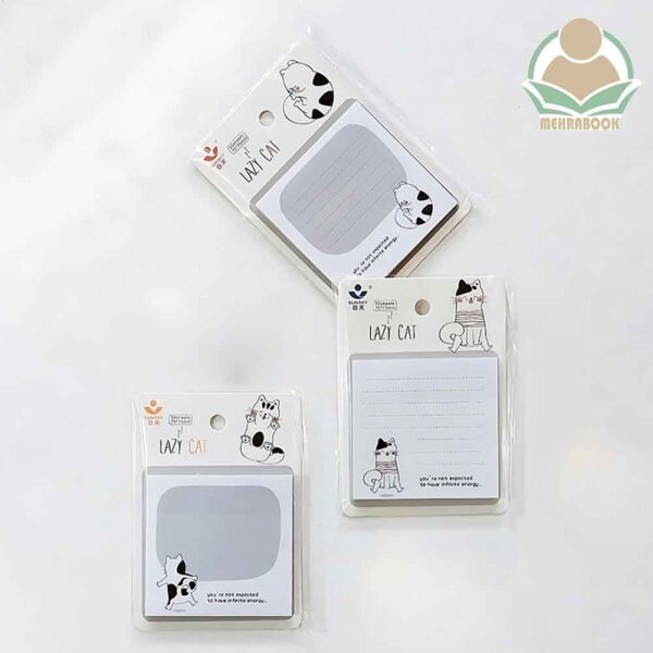استیک نوت چسبی طرح گربه