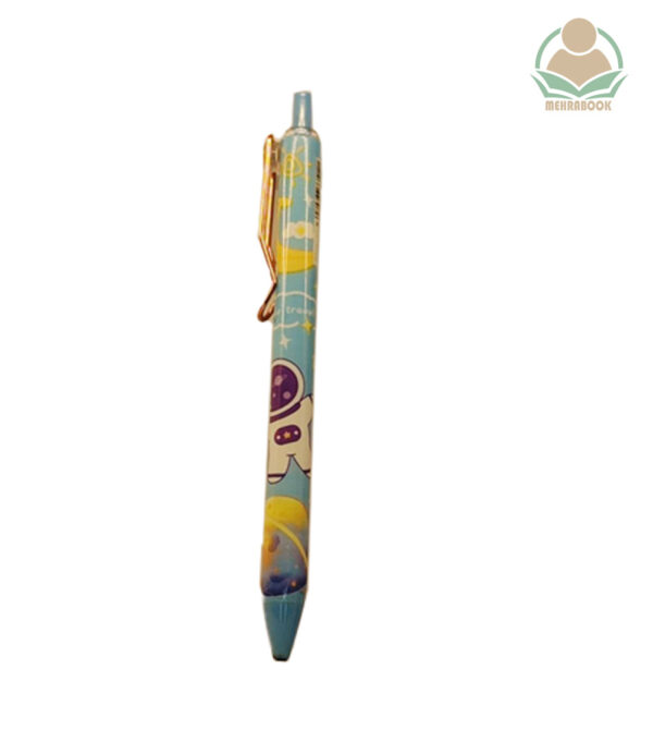 خودکار فشاری فضانورد(آبی کم رنگ)