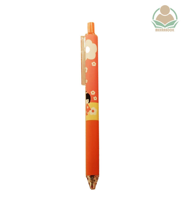 خودکار فشاری فانتزی(طرح نارنجی)